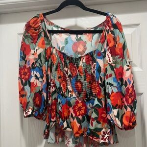 Zara Floral Top, size XL